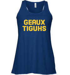 LSU Tigers GEAUX TIGUHS deux Racerback Tank - KnowlegdeTee