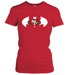 We Are The San Francisco 49ers Batman NFL Mashup = Women's T-Shirt - KnowlegdeTee