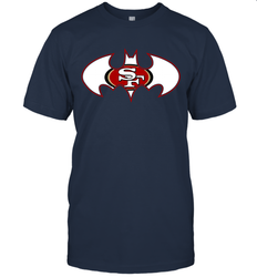 We Are The San Francisco 49ers Batman NFL Mashup = T-Shirt - KnowlegdeTee