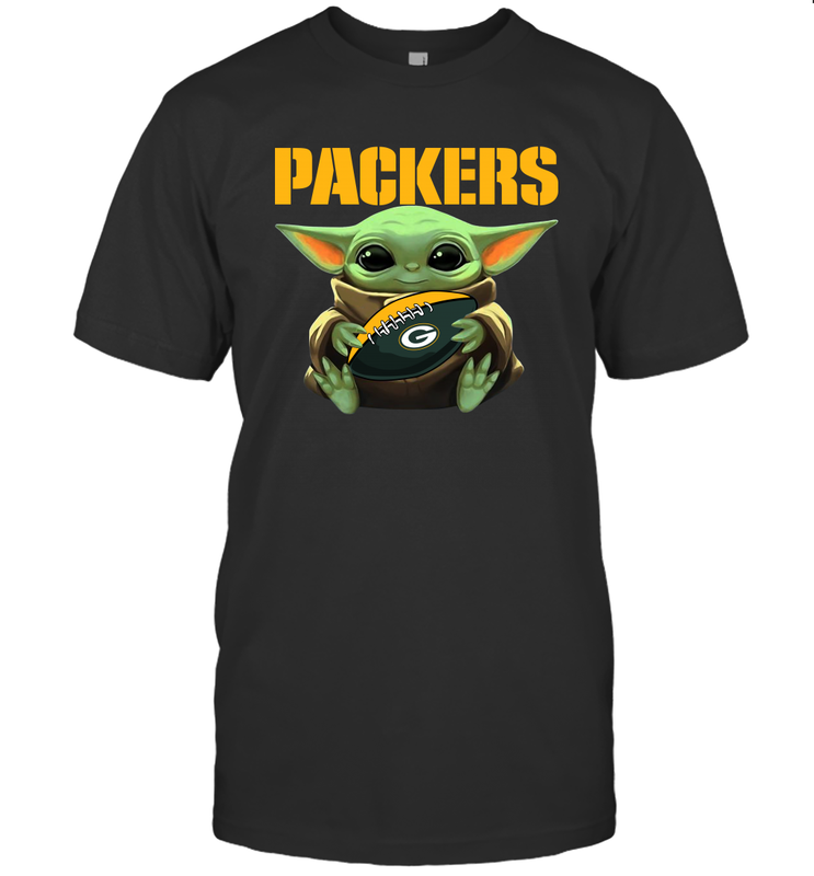 Baby Yoda Loves The Green Bay Packers Star Wars NFL Shirts T-Shirt - KnowlegdeTee