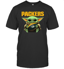 Baby Yoda Loves The Green Bay Packers Star Wars NFL Shirts T-Shirt - KnowlegdeTee