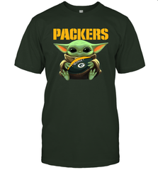 Baby Yoda Loves The Green Bay Packers Star Wars NFL Shirts T-Shirt - KnowlegdeTee
