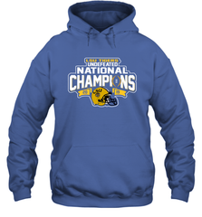 LSU Tigers Blue 84 College Football Playoff 2019 National Champions Dyed Football Hoodie - KnowlegdeTee