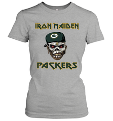 Green Bay Packers Iron Maiden Heavy Metal Football Women's T-Shirt - KnowlegdeTee