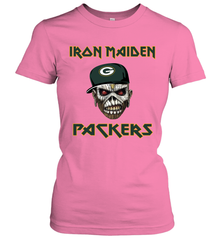 Green Bay Packers Iron Maiden Heavy Metal Football Women's T-Shirt - KnowlegdeTee