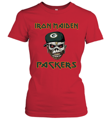 Green Bay Packers Iron Maiden Heavy Metal Football Women's T-Shirt - KnowlegdeTee