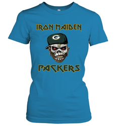 Green Bay Packers Iron Maiden Heavy Metal Football Women's T-Shirt - KnowlegdeTee