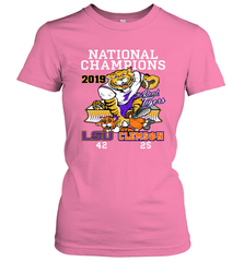 LSU Tigers College Football Playoff 2019 National Champions Score Women's T-Shirt - KnowlegdeTee
