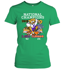 LSU Tigers College Football Playoff 2019 National Champions Score Women's T-Shirt - KnowlegdeTee