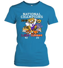 LSU Tigers College Football Playoff 2019 National Champions Score Women's T-Shirt - KnowlegdeTee