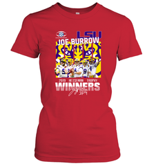 LSU Joe Burrow 2019 Heisman Trophy Winners Signature Shirt Women's T-Shirt - KnowlegdeTee