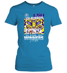 LSU Joe Burrow 2019 Heisman Trophy Winners Signature Shirt Women's T-Shirt - KnowlegdeTee