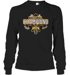 LSU Tigers Blue 84 College Football Playoff 2019 National Champions Long Sleeve T-Shirt - KnowlegdeTee
