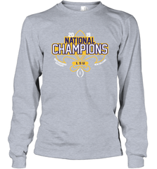 LSU Tigers Blue 84 College Football Playoff 2019 National Champions Long Sleeve T-Shirt - KnowlegdeTee