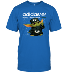 Baby Yoda Adidas All Day I Dream About Green Bay Packers NFL Shirts T-Shirt - KnowlegdeTee