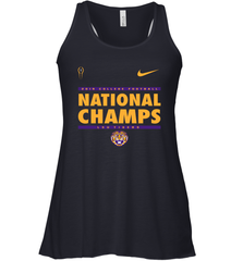 LSU Tigers College Football Playoff 2019 National Champions Stack Legend Racerback Tank - KnowlegdeTee