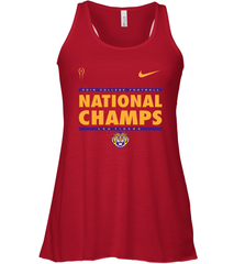 LSU Tigers College Football Playoff 2019 National Champions Stack Legend Racerback Tank - KnowlegdeTee