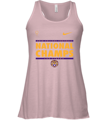 LSU Tigers College Football Playoff 2019 National Champions Stack Legend Racerback Tank - KnowlegdeTee