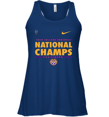 LSU Tigers College Football Playoff 2019 National Champions Stack Legend Racerback Tank - KnowlegdeTee
