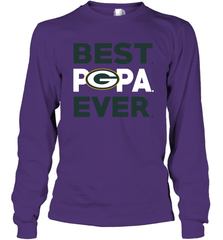 Best Green Bay Packers Papa Ever Fathers Day Gifts Long Sleeve T-Shirt - KnowlegdeTee