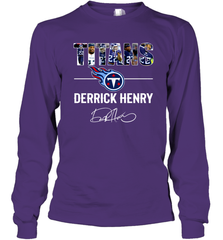 TENNESSEE TITANS DERRICK HENRY Shirt Long Sleeve T-Shirt - KnowlegdeTee