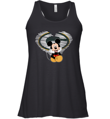 Green Bay Packers The Heart Mickey Mouse Disney Football Racerback Tank - KnowlegdeTee