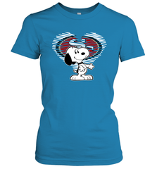 I Love San Francisco 49ers Snoopy In My Heart Fan Women's T-Shirt - KnowlegdeTee