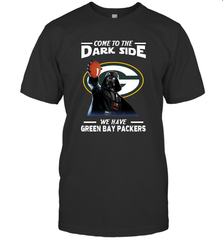 Star Wars COME TO THE DARK SIDE WE HAVE GREEN BAY PACKERS SHIRTS= T-Shirt - KnowlegdeTee