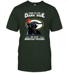 Star Wars COME TO THE DARK SIDE WE HAVE GREEN BAY PACKERS SHIRTS= T-Shirt - KnowlegdeTee