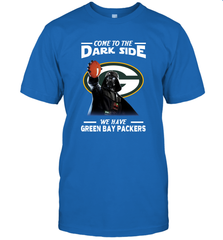 Star Wars COME TO THE DARK SIDE WE HAVE GREEN BAY PACKERS SHIRTS= T-Shirt - KnowlegdeTee