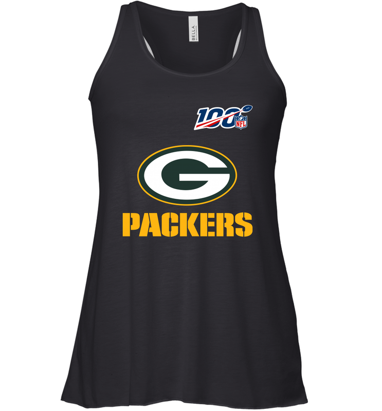 Green Bay Packers NFL 100th Season Anniversary Racerback Tank - KnowlegdeTee