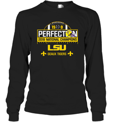 LSU National Championship Undefeated Season Perfection Shirt Long Sleeve T-Shirt - KnowlegdeTee