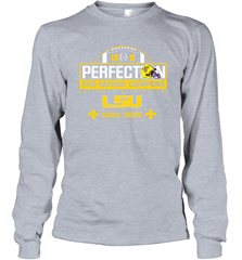 LSU National Championship Undefeated Season Perfection Shirt Long Sleeve T-Shirt - KnowlegdeTee