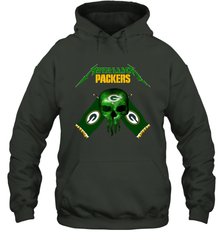 Metallica Green Bay Packers Skull Flag Hoodie - KnowlegdeTee