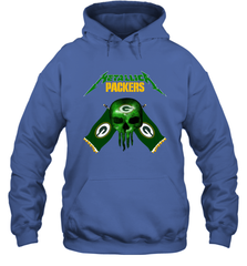 Metallica Green Bay Packers Skull Flag Hoodie - KnowlegdeTee