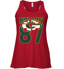 Green Bay Packers Jordy Nelson Game Racerback Tank - KnowlegdeTee
