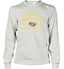 LSU Tigers Pressbox College Football Playoff 2019 National Champions Long Sleeve T-Shirt - KnowlegdeTee