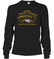 LSU Tigers Pressbox College Football Playoff 2019 National Champions Long Sleeve T-Shirt - KnowlegdeTee