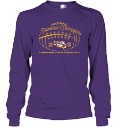 LSU Tigers Pressbox College Football Playoff 2019 National Champions Long Sleeve T-Shirt - KnowlegdeTee