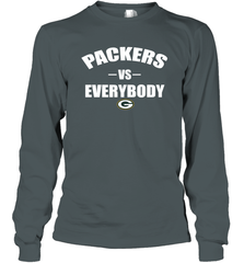 Green Bay Packers Vs Everybody Fan Gift Long Sleeve T-Shirt - KnowlegdeTee