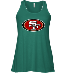 San Francisco 49ers Official Logo Fan Gifts Racerback Tank - KnowlegdeTee