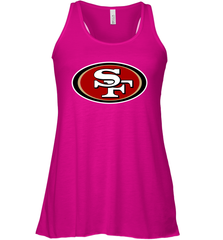 San Francisco 49ers Official Logo Fan Gifts Racerback Tank - KnowlegdeTee