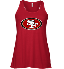 San Francisco 49ers Official Logo Fan Gifts Racerback Tank - KnowlegdeTee