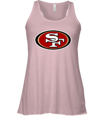 San Francisco 49ers Official Logo Fan Gifts Racerback Tank - KnowlegdeTee