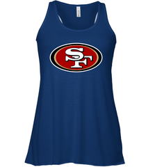 San Francisco 49ers Official Logo Fan Gifts Racerback Tank - KnowlegdeTee