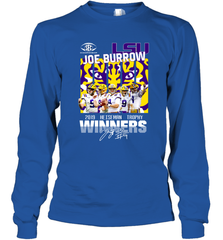 LSU Joe Burrow 2019 Heisman Trophy Winners Signature Shirt Long Sleeve T-Shirt - KnowlegdeTee
