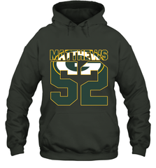 Green Bay Packers Clay Matthews Game Hoodie - KnowlegdeTee