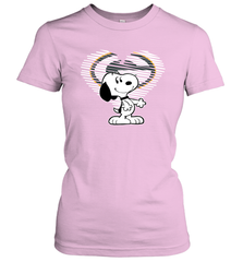 I Love Green Bay Packers Snoopy In My Heart Fan Women's T-Shirt - KnowlegdeTee
