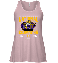 LSU Nationals Championship 2020 With Scores Shirt Racerback Tank - KnowlegdeTee