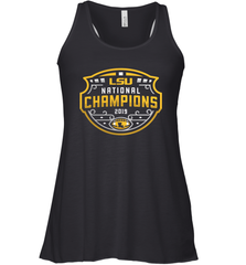 LSU Tigers College Football Playoff 2019 National Champions Encroachment Racerback Tank - KnowlegdeTee